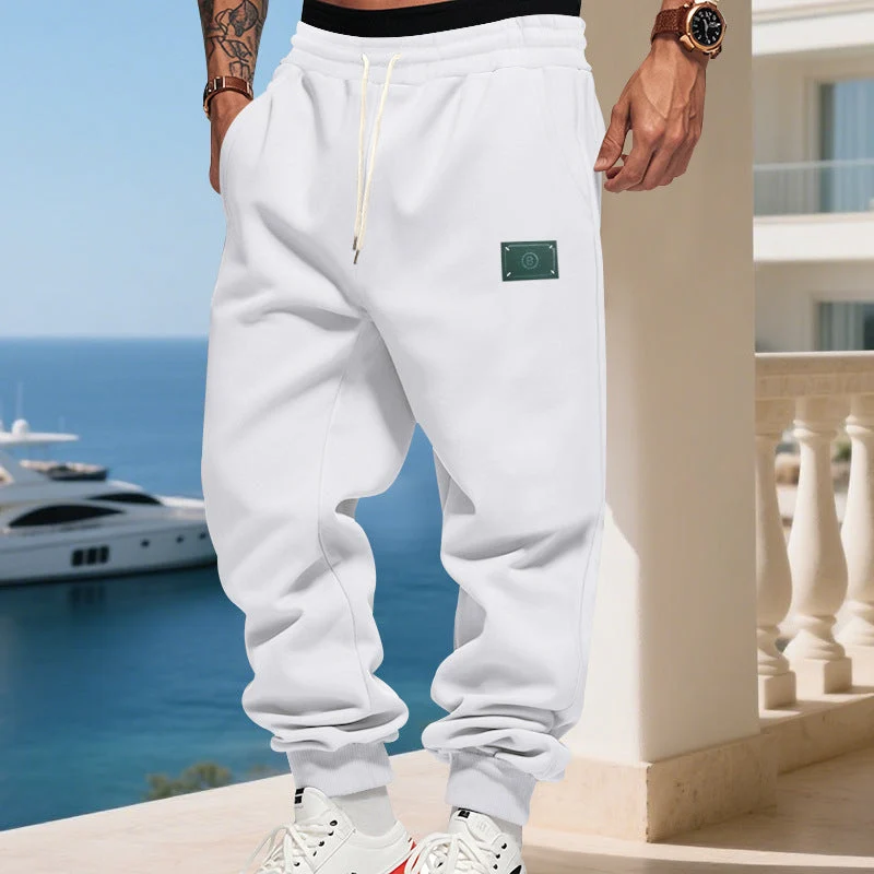 Herren bequeme Hoodie-Jogginghose mit elastischem Bund und praktischen Eingrifftaschen