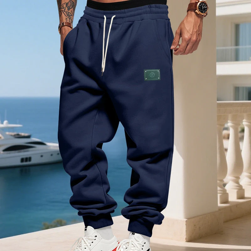 Herren bequeme Hoodie-Jogginghose mit elastischem Bund und praktischen Eingrifftaschen
