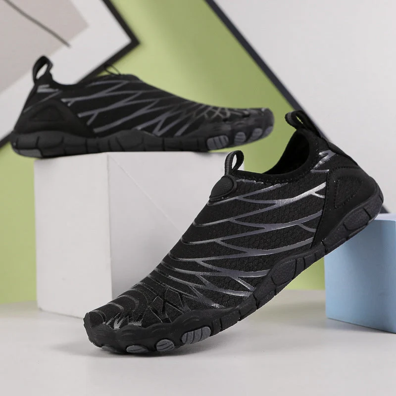 Herren nan elastischer Schlupfsneaker für Küste und Boot mit nahtlosem elastischem Obermaterial, verstärkter Zehenschale und griffiger Mehrzonen-Sohle