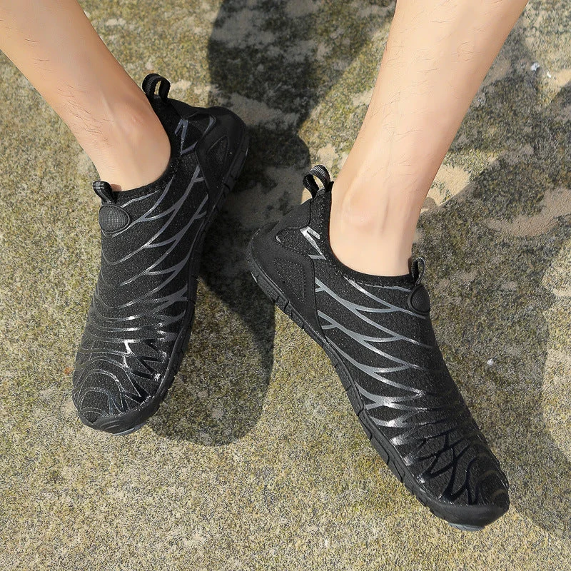 Herren nan elastischer Schlupfsneaker für Küste und Boot mit nahtlosem elastischem Obermaterial, verstärkter Zehenschale und griffiger Mehrzonen-Sohle