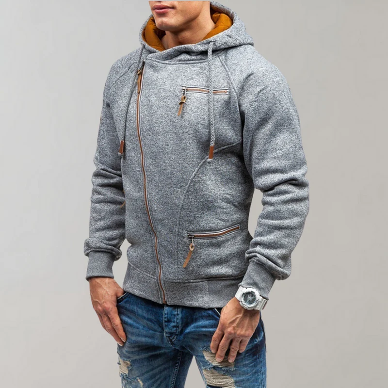 Lässiger Reißverschluss-Hoodie
