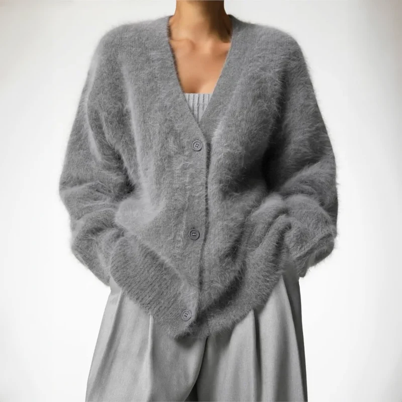 Bequeme Strickjacke