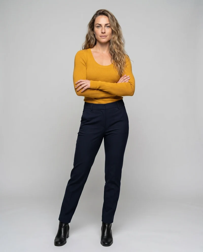 Damen Feinstrickpullover mit weitem Schnitt und langen Ärmeln