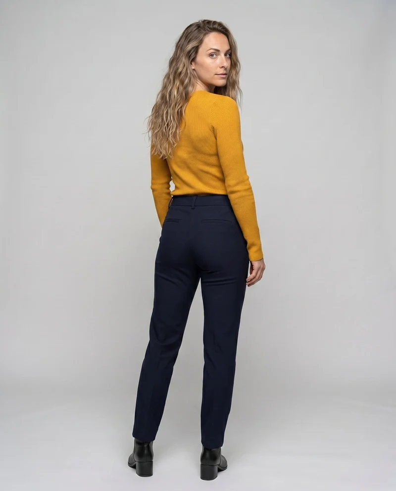 Damen Feinstrickpullover mit weitem Schnitt und langen Ärmeln