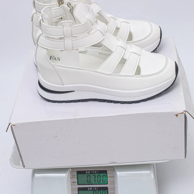 Damen Wedge-Sneaker mit verstellbaren Riemen und atmungsaktiver Sohle