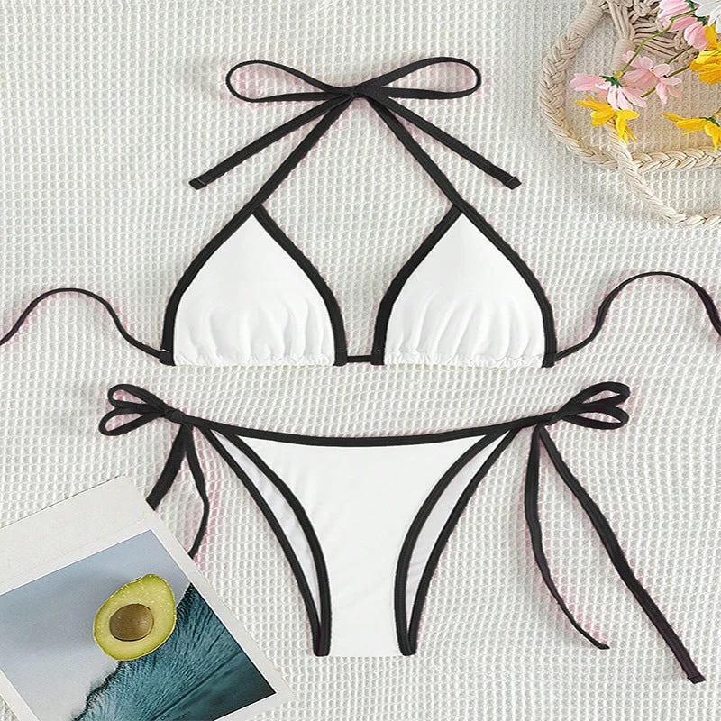 Damen Bikiniset mit raffiniertem Schnitt Nord Taschen