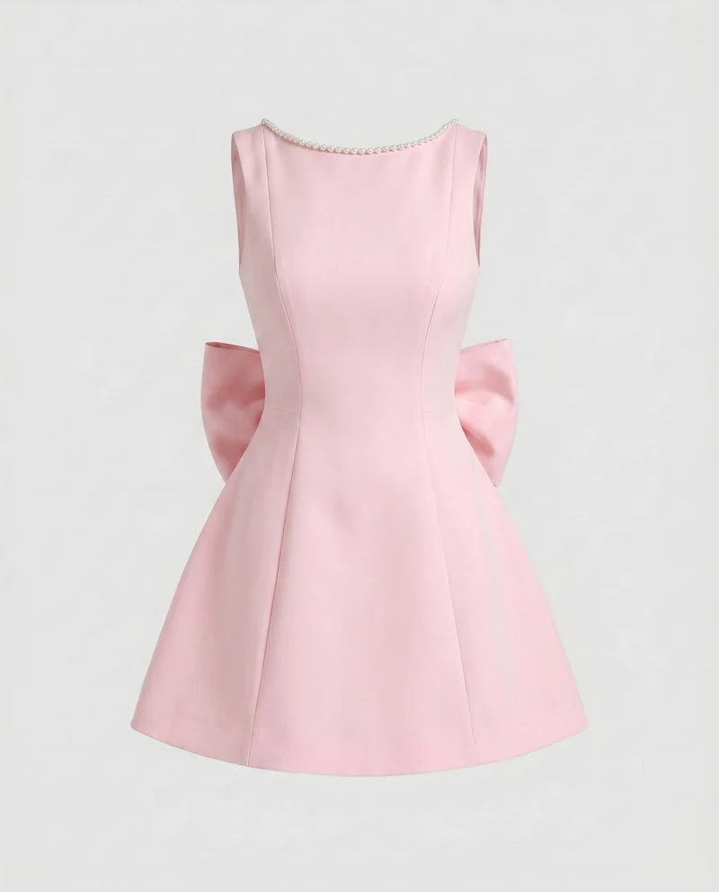 Damen Etuikleid mit elegantem A-Linien Schnitt und Schulterband