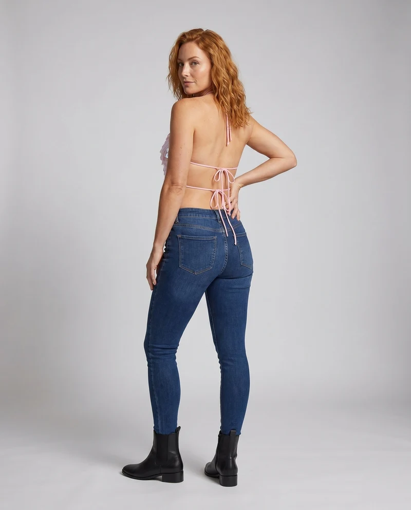 Damen Glamouröses Seidentop mit glänzendem Paillettenbesatz Nord Taschen