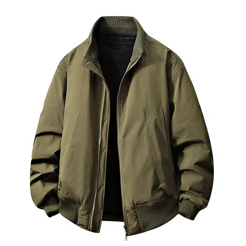 Herren lässige Übergangsjacke im minimalistischen Design