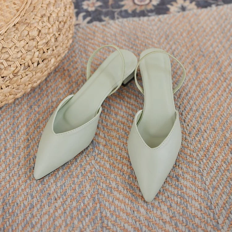 Damen Slingback-Pumps mit spitz zulaufendem Design Nord Taschen