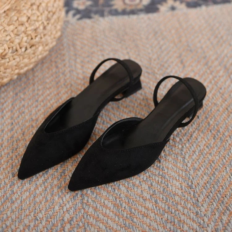 Damen Slingback-Pumps mit spitz zulaufendem Design Nord Taschen
