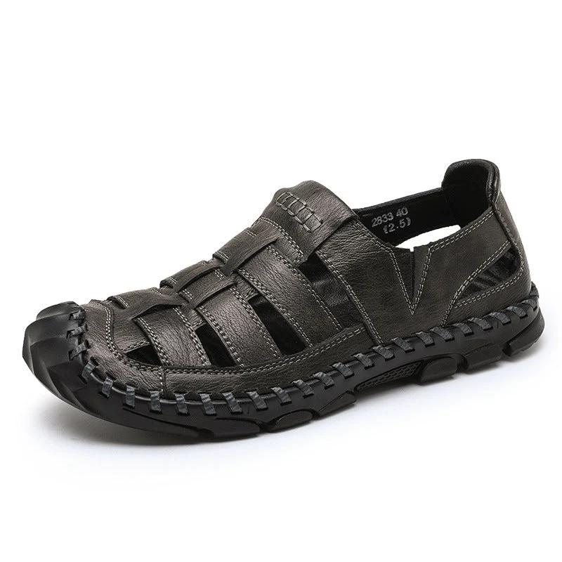 Herren Sandalen mit atmungsaktiven Riemen und rutschfester Sohle Nord Taschen