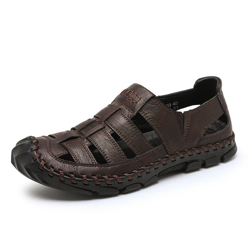 Herren Sandalen mit atmungsaktiven Riemen und rutschfester Sohle Nord Taschen