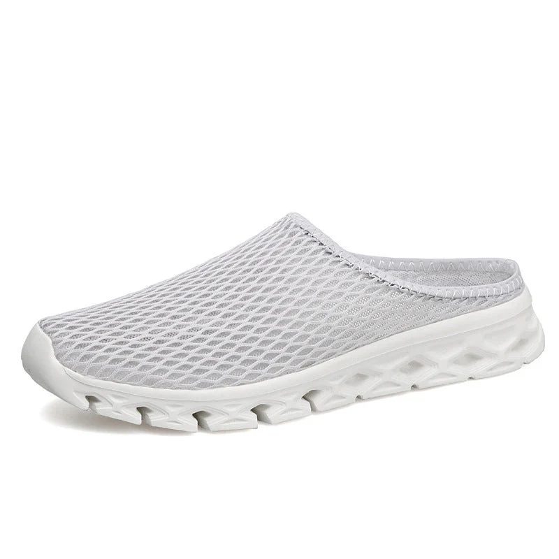 Unisex nan atmungsaktiver Mesh-Muleschuh mit flexibler Wabenlaufsohle und ergonomischem Fußbett