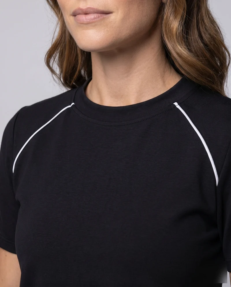 Damen Sportliches Kurzarm-Set