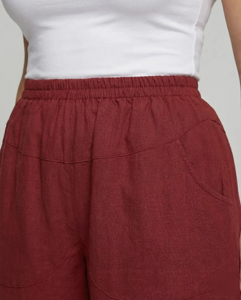 Damen Modische Zierkordel MischgewNord Taschene Rock-Culotte