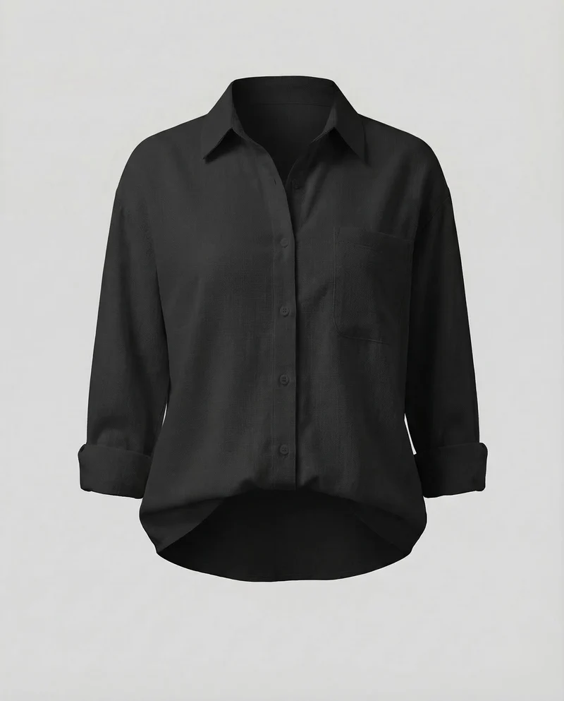 Damen Resort-Hemd Baumwollmischung