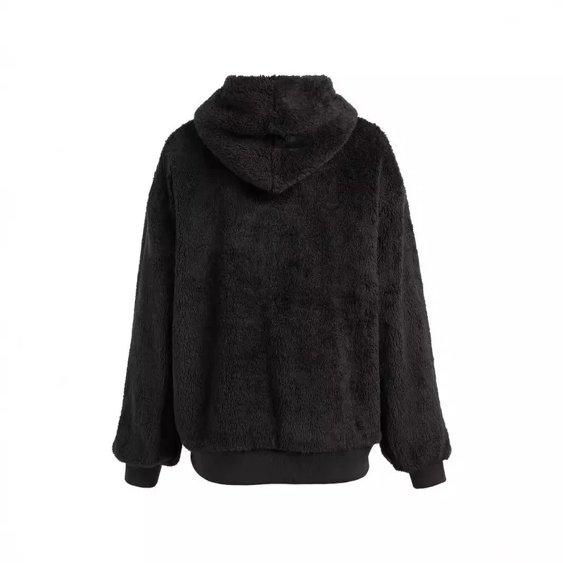 Damen Kuschelige Fleece-Jacke