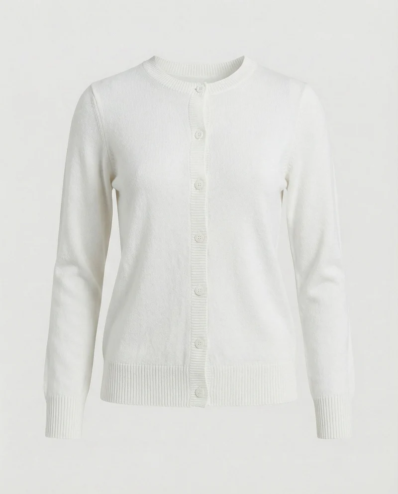 Strickjacke Damen klassisch mit feinem Strickdesign