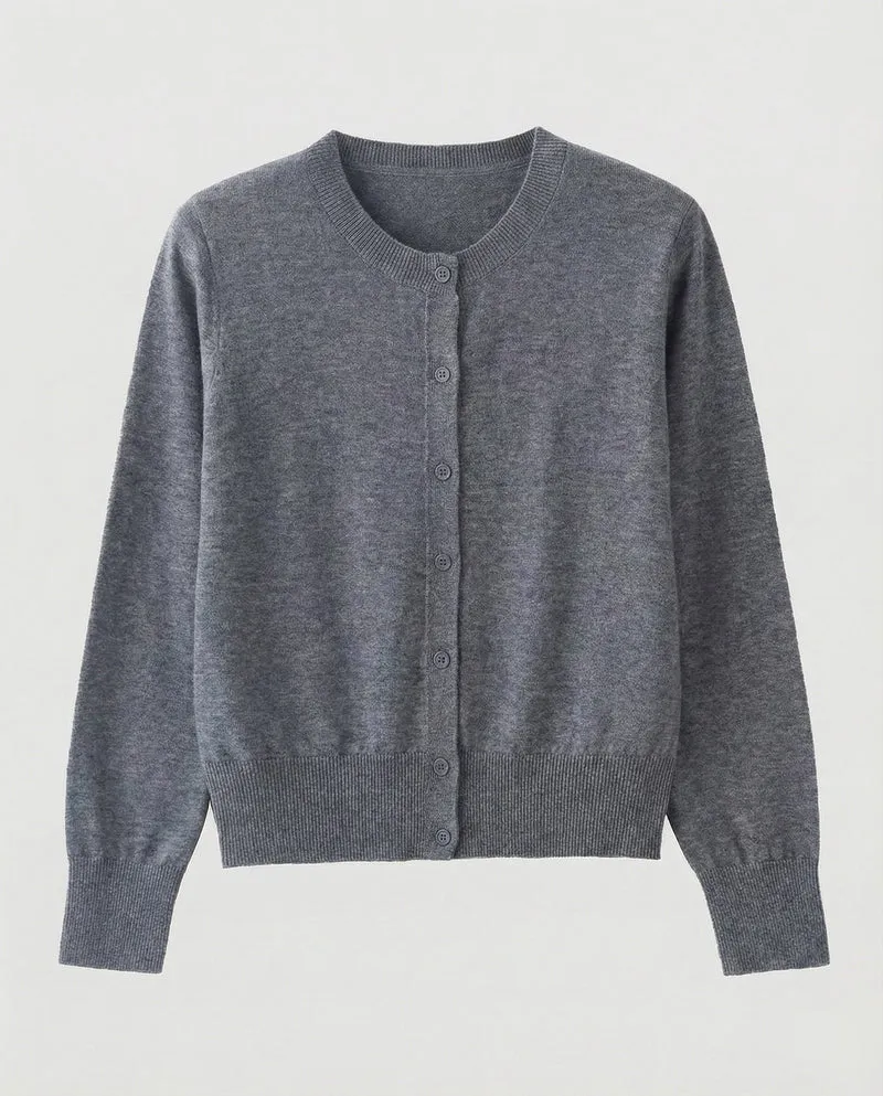 Strickjacke Damen klassisch mit feinem Strickdesign