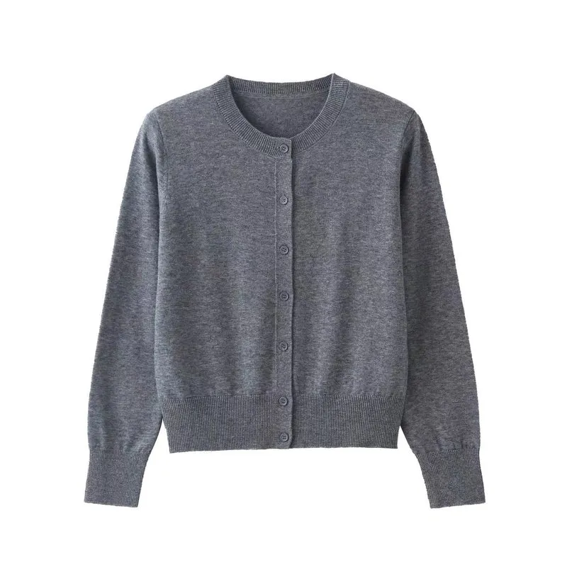 Strickjacke Damen klassisch mit feinem Strickdesign