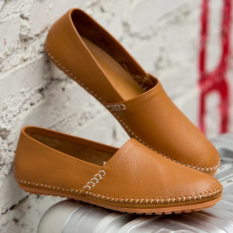 Bequeme Lederhalbschuhe für den Alltag Nord Taschen Nord Taschen