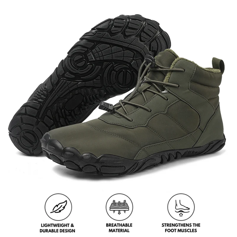 Wasserdichte Winterwanderstiefel für Unisex – Bequeme & Unterstützende Gestaltung
