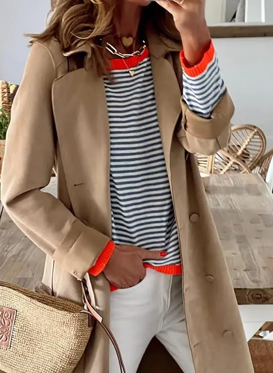 Gestreiftes Sweatshirt