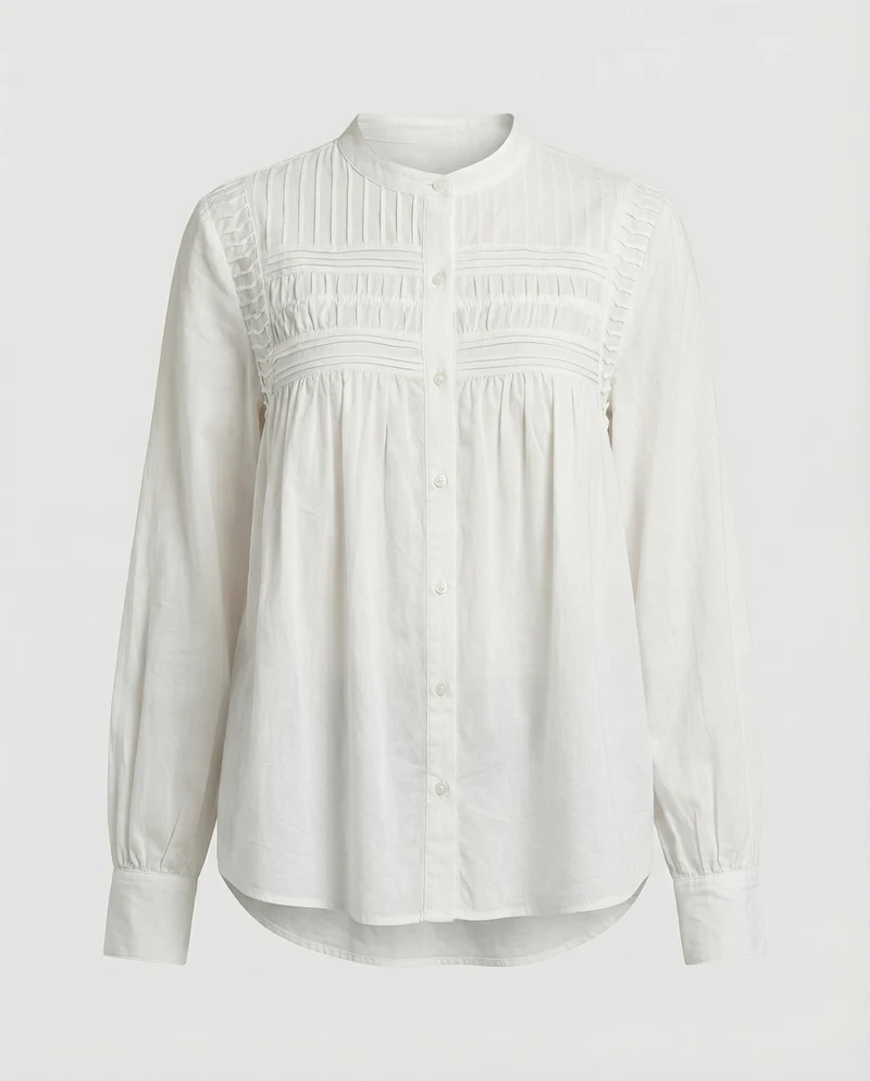 Romantische Baumwollbluse Damen