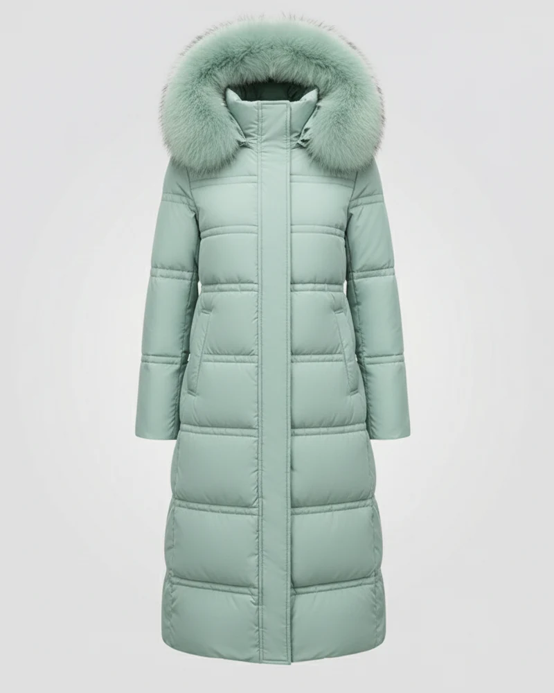 Taillierter Wintermantel Damen