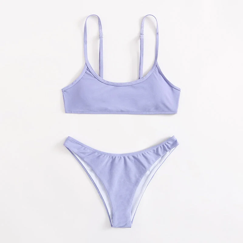 Damen Sportlicher Bikini-Set mit Racerback-Oberteil Nord Taschen
