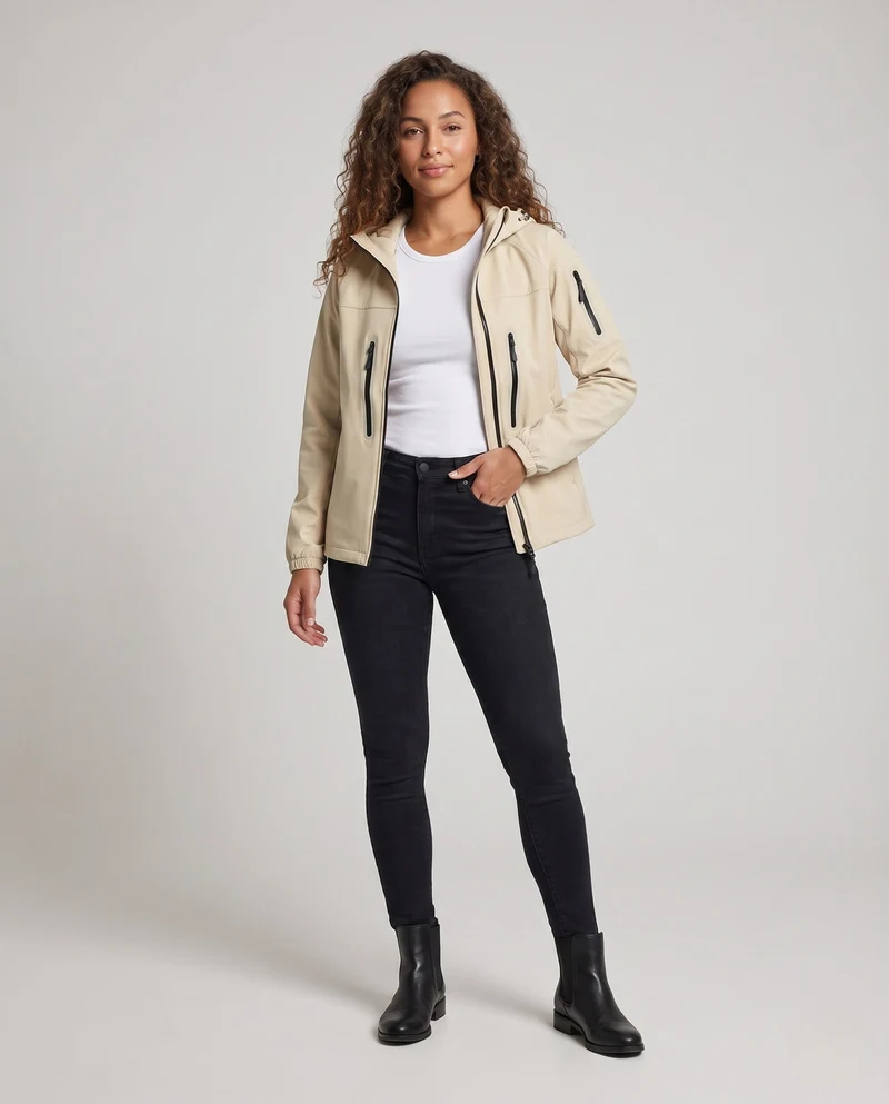 Damen funktionale Outdoor-Jacke mit UV-Schutz