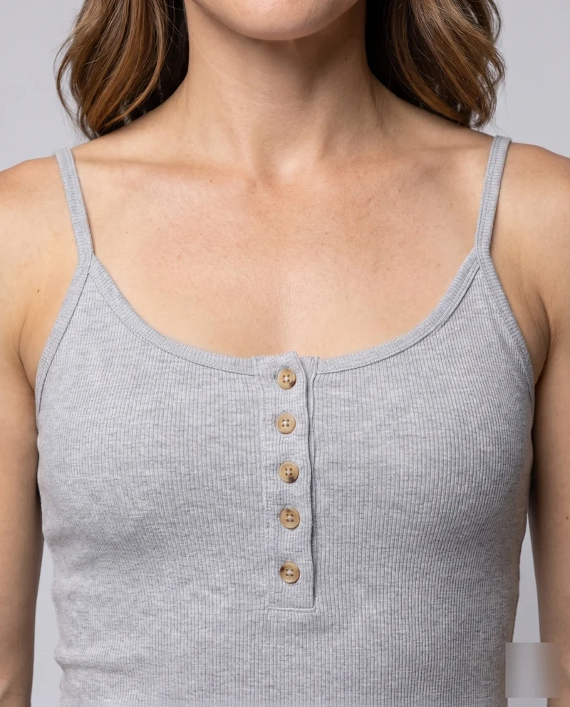 Damen figurbetontes Minikleid mit Knopfleiste und schickem Ausschnitt