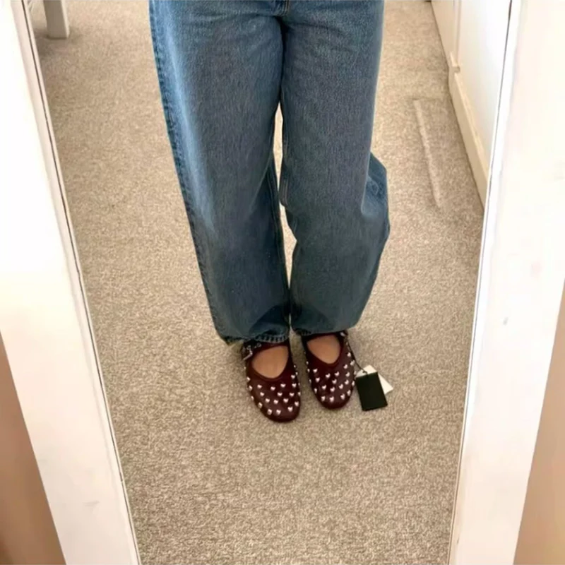 Damen Designerschuhe mit modischen Nietenakzenten Nord Taschen