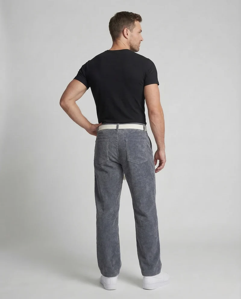 Herren Cordhose Weit Gerade