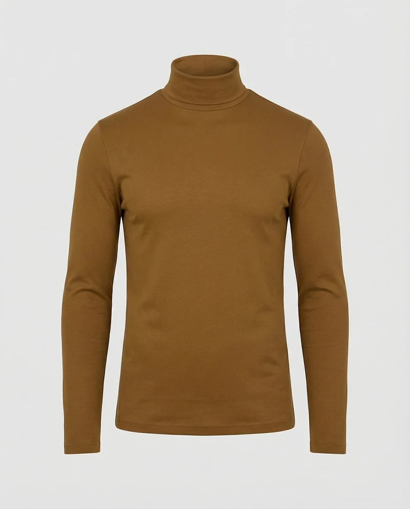 Hochwertiger Rollkragenpullover Herren
