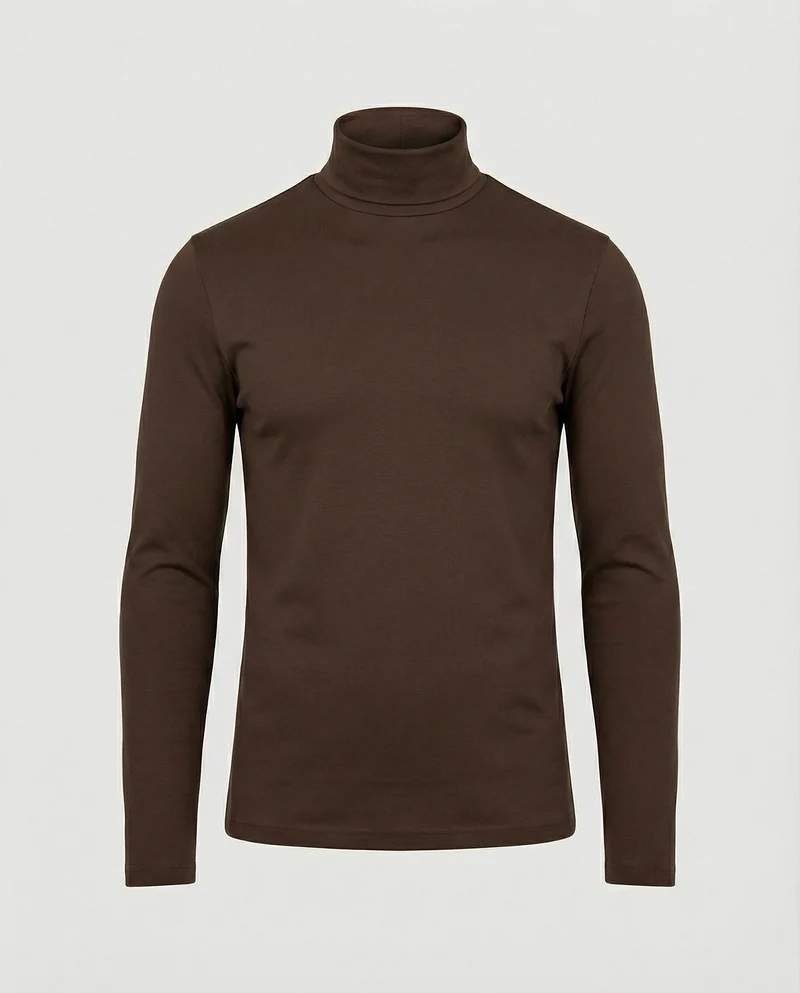 Hochwertiger Rollkragenpullover Herren