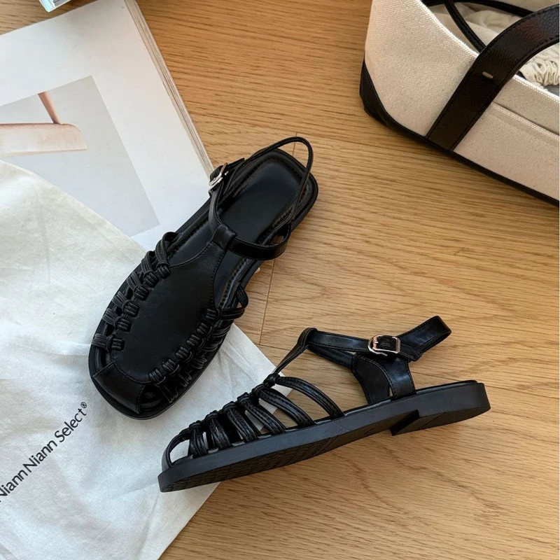 Damen Sandalen mit raffiniertem Riemendesign und komfortablem Fußbett