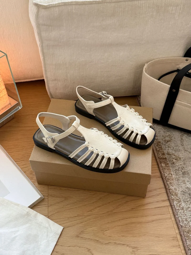 Damen Sandalen mit raffiniertem Riemendesign und komfortablem Fußbett