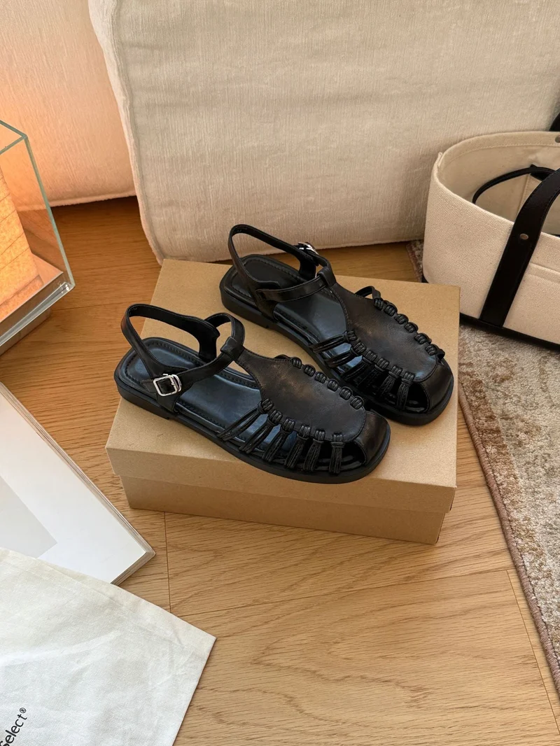 Damen Sandalen mit raffiniertem Riemendesign und komfortablem Fußbett