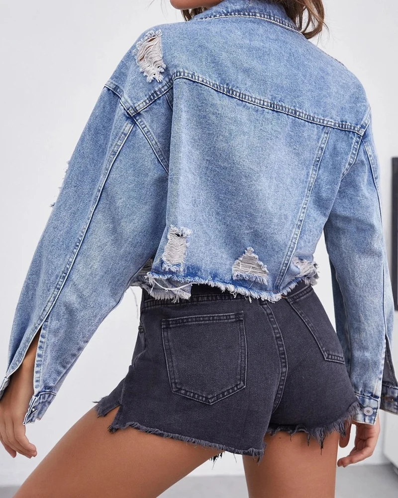 Nord Taschen | Denim Kurzjacke