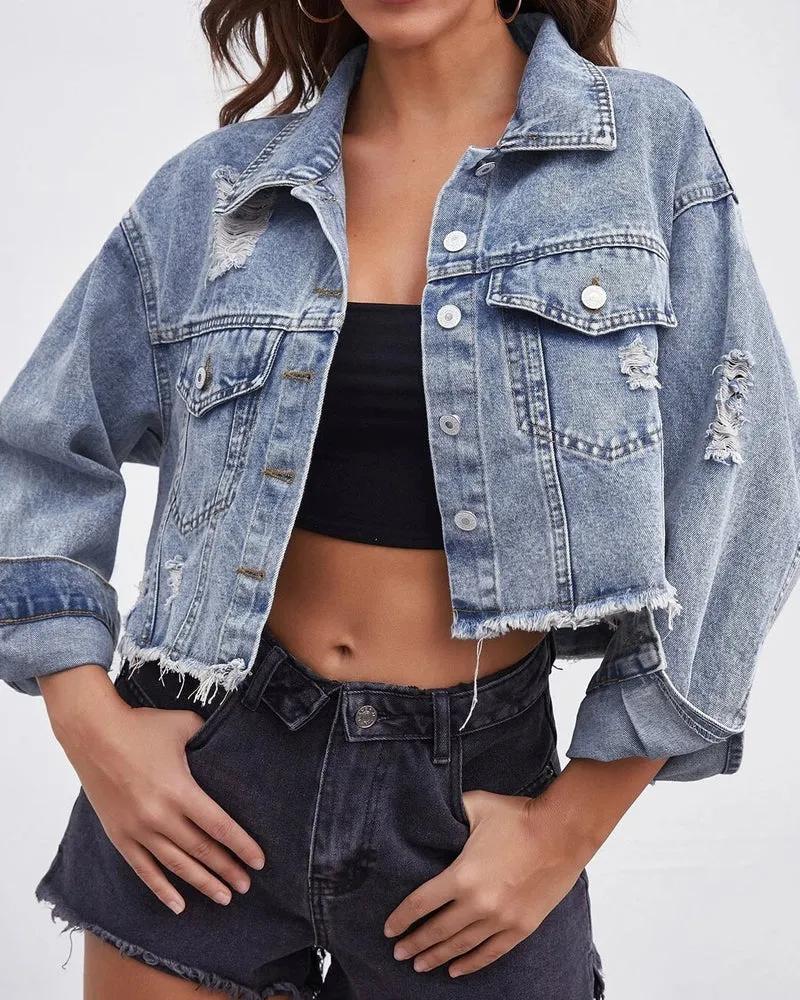 Nord Taschen | Denim Kurzjacke