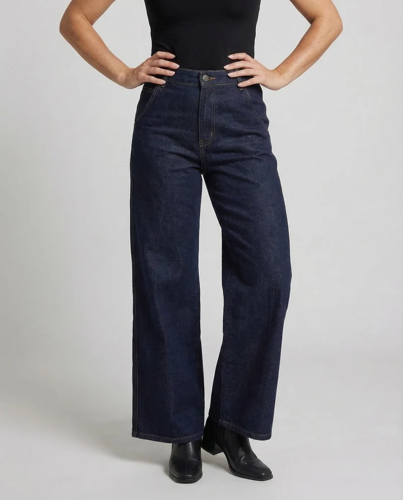 Damen Jeanshose Weit