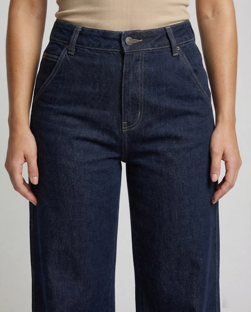 Damen Jeanshose Weit