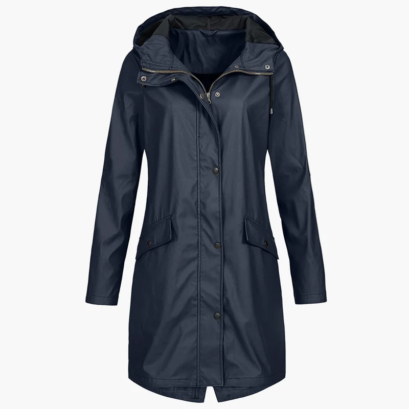 Regenmantel Winddicht Wasserdicht - Stilvolle Übergangsjacke für Alltag und Outdoor