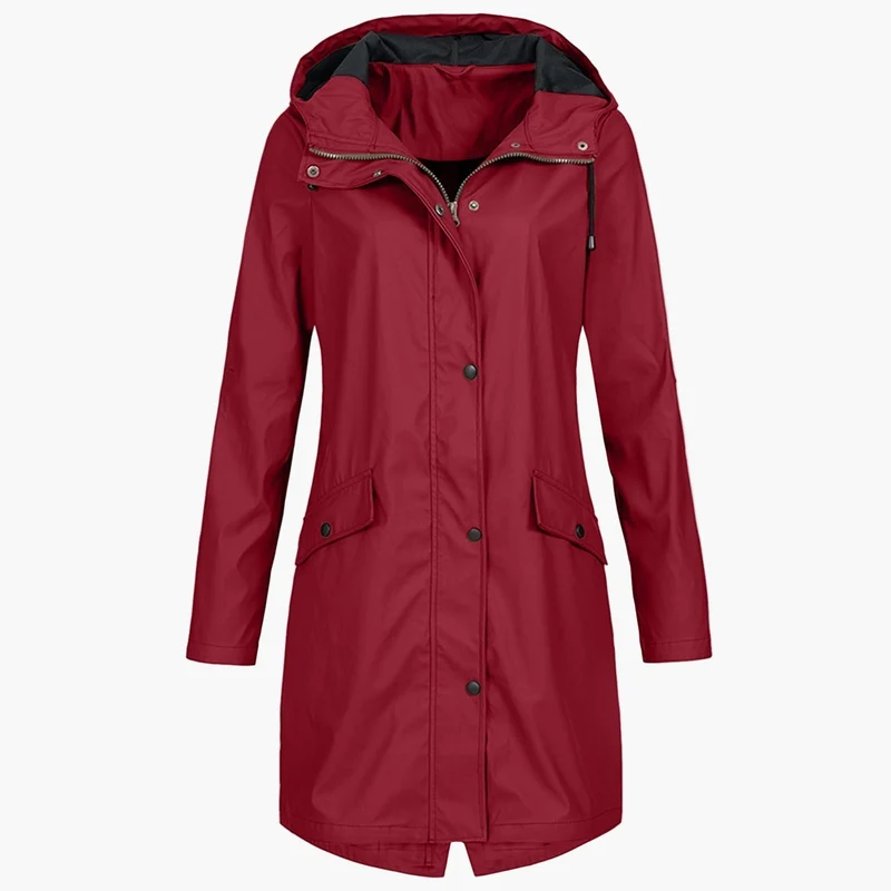 Regenmantel Winddicht Wasserdicht - Stilvolle Übergangsjacke für Alltag und Outdoor