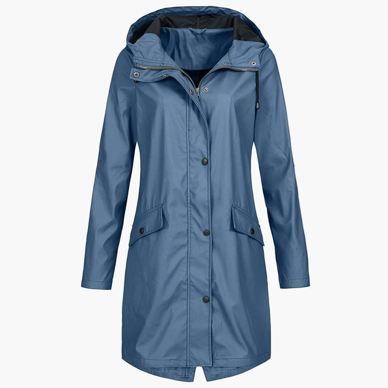 Regenmantel Winddicht Wasserdicht - Stilvolle Übergangsjacke für Alltag und Outdoor