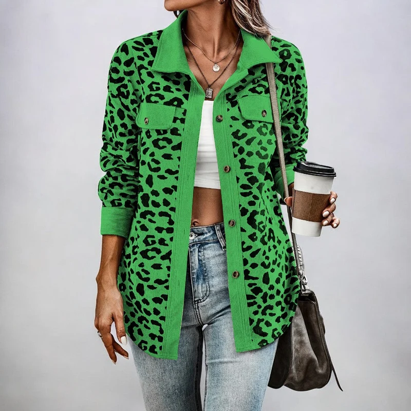 Stilvolle Leopardenjacke