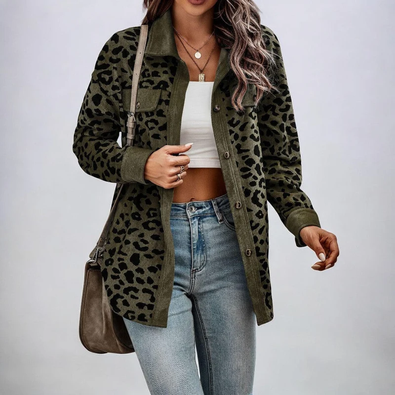 Stilvolle Leopardenjacke