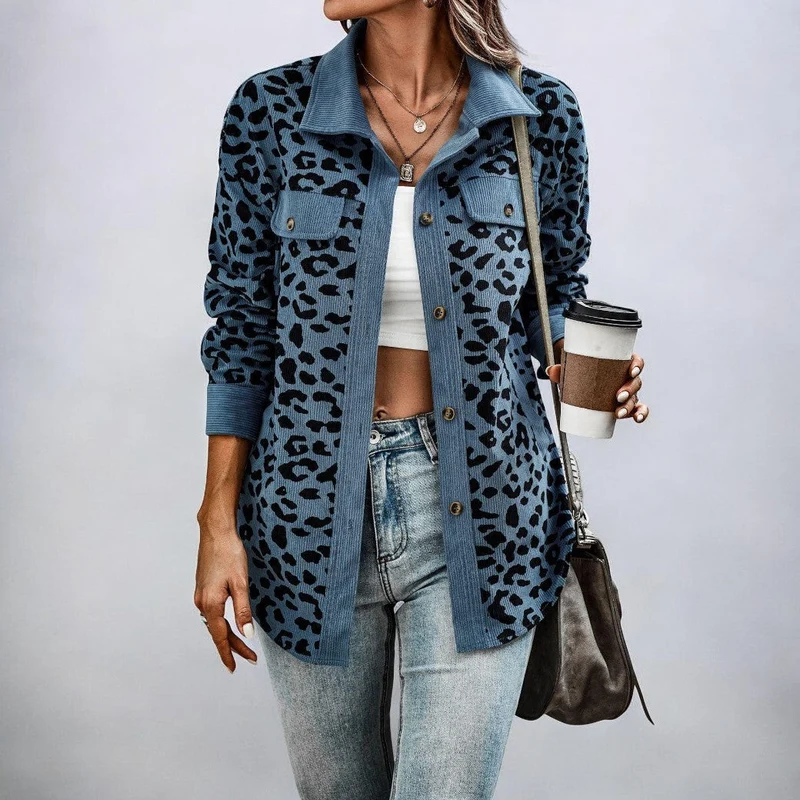 Stilvolle Leopardenjacke